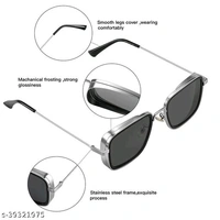 Real Kabir Singh Sunglass (Black) - Black, Free Size (suitable for all face)