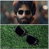 Real Kabir Singh Sunglass (Black) - Black, Free Size (suitable for all face)