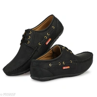 Men's Casual Shoes - Black, 8