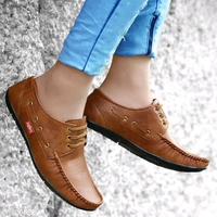 Men's Synthetic Leather Teal Casual Shoes - Teal, 8