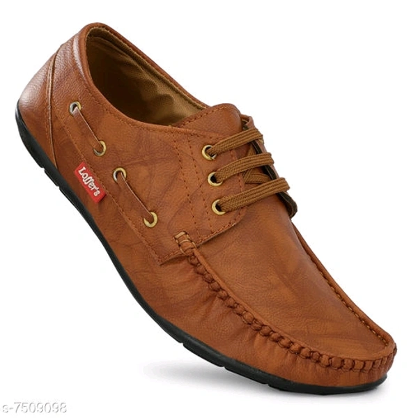 Men's Synthetic Leather Teal Casual Shoes - Teal, 10