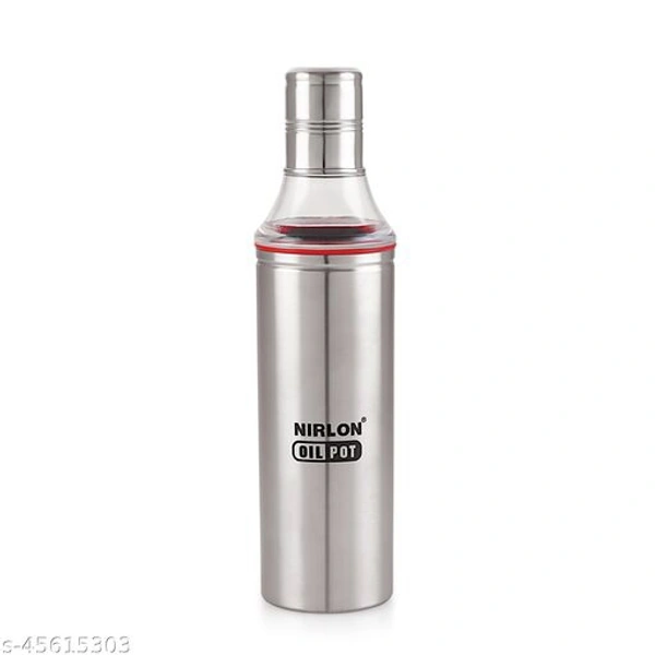 Oil Stopper And Poures For Kitchen (Stainless Steel) - 27.5cm