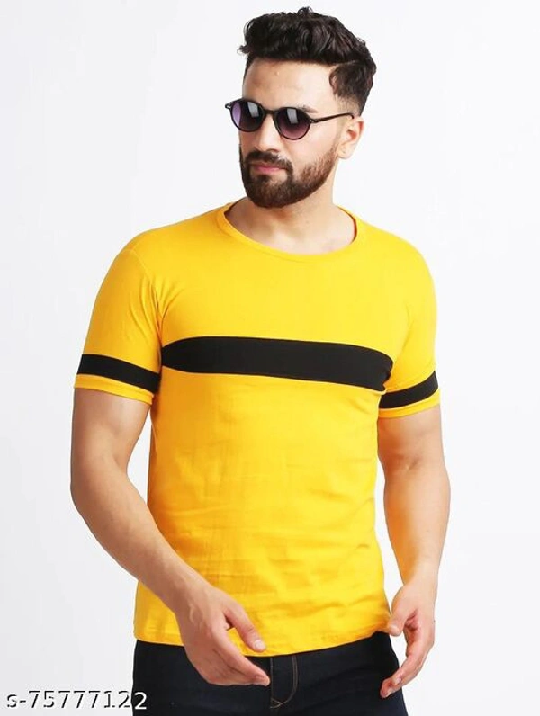 Stylish Yellow T-shirt - Yellow, M