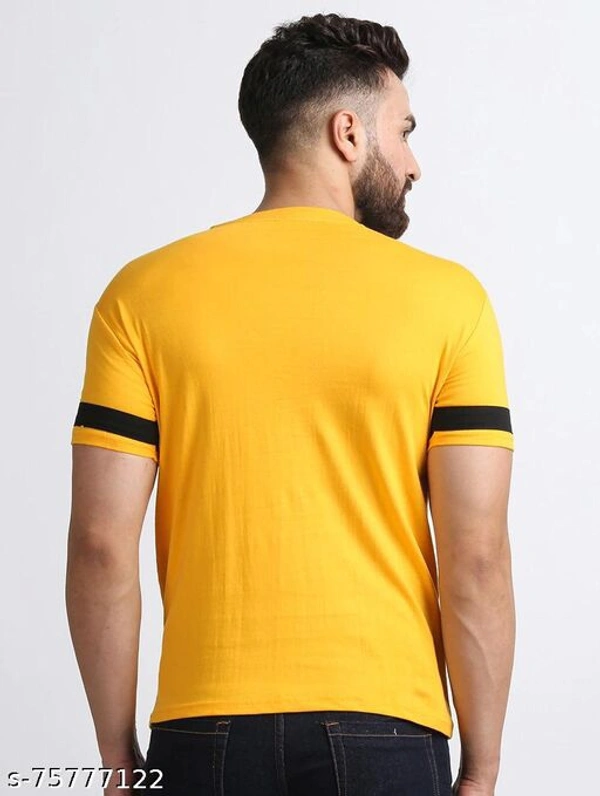 Stylish Yellow T-shirt - Yellow, M