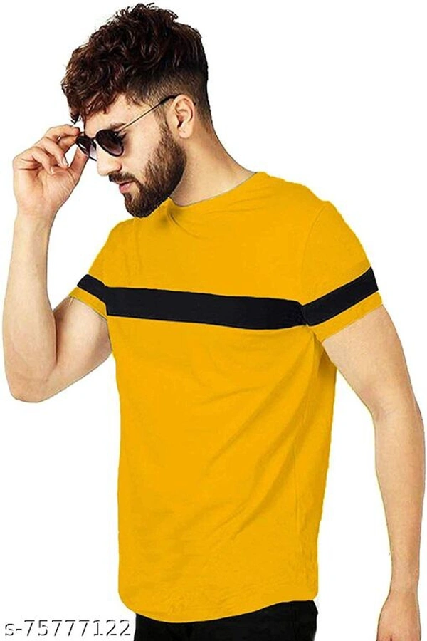 Stylish Yellow T-shirt - Yellow, M