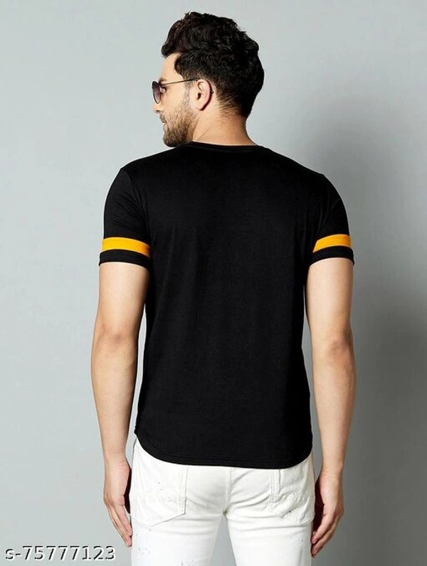 Stylish Black T-shirt - Black, XL