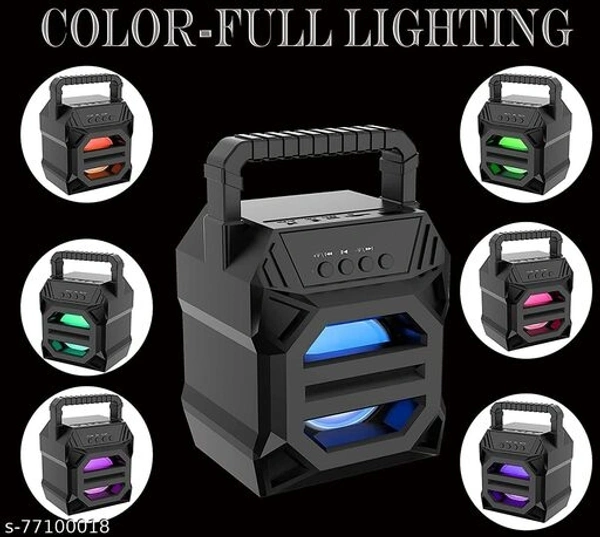 WS-02|3D sound|Portable Column Bluetooth - Free Size (Length Size : 10 cm, Width Size: 10 cm