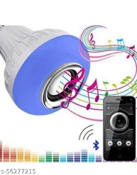 New 12w Smart color changing bluetooth Bulb speaker| Disco Ball|Bluetooth Home Theatre with Remote Control 3 W Bluetooth Speaker - free Size 
