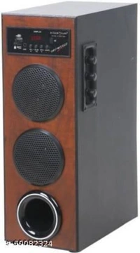KRISONS Thunder, Tower Speaker System | Bluetooth Supporting Home Theatre | USB, AUX, LCD Display, Built-in FM. 80 W Bluetooth Tower Speaker - free size