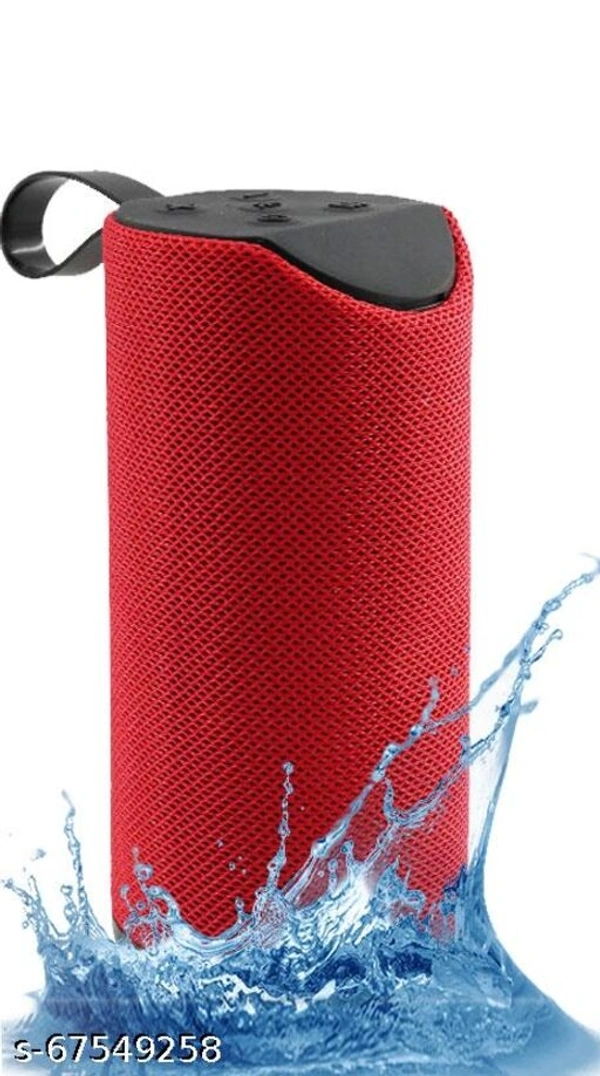 Mesh Cover Bluetooth Wireless Speaker Super HIGH BASS Best Audio System/Water Resistent/Splashproof Portable FM/USB/AUX SD Card Supported/Mini Home Theatre - free Size 