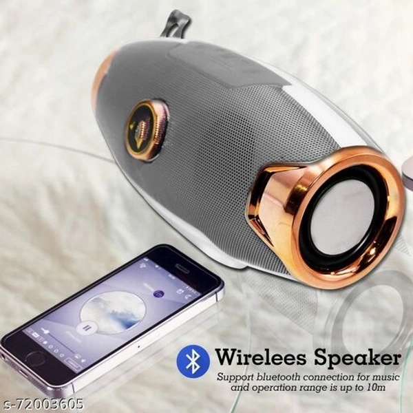 Thunder Sound Mini Home theatre Powerpact Stereo Audio deep bass Portable Rechargeable |Flashing LED Light Best|Outdoor double loudspeaker Hi-Fi Speaker| Long hour battery Life 10 W Bluetooth Home Theatre - free Size 