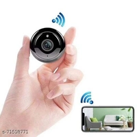 Mini WiFi Full HD Spy IP Camera Hidden Wireless CCTV Security with Microphone Cloud Based Storage Night Vision Motion Detection Two Way Communication Supports SD Card - free Size 