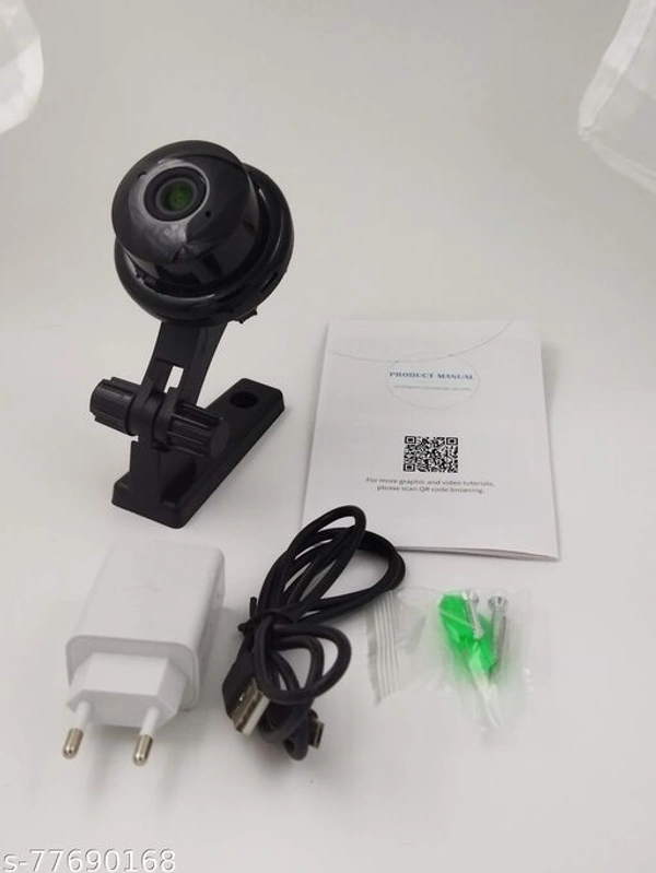 Spy Camera Small Size, Cloud Based Storage, Night Vision, 2 Way Communication - free size 