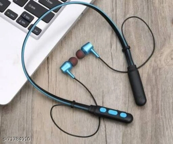 Yogdhara B11 Neckband Sports Bluetooth Bluetooth Headset (Blue, In the Ear) - free Size 