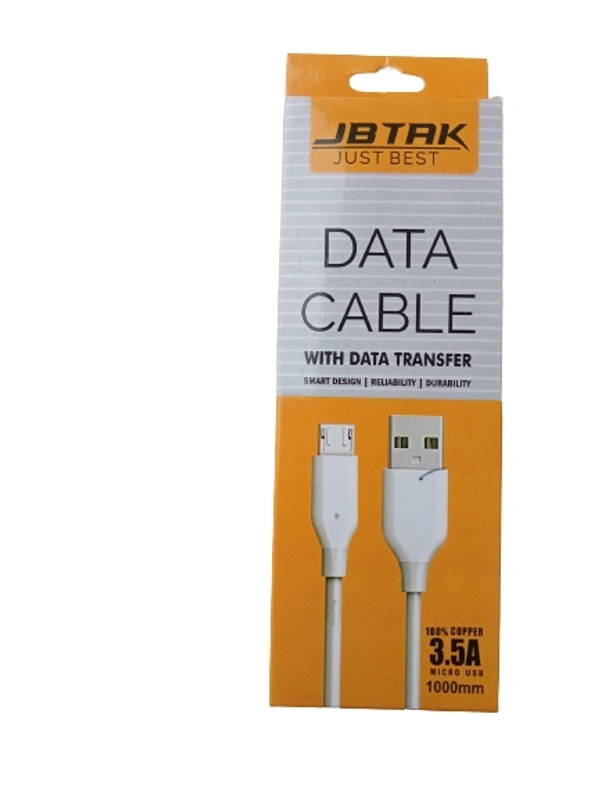 JBTAK Data Cable With Data Transfer  - Black, 1 Miter