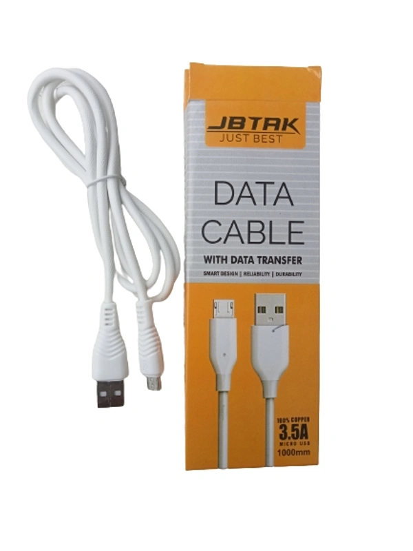 JBTAK Data Cable With Data Transfer  - Black, 1 Miter