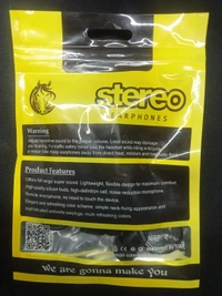 SSKK S K 27 Stereo Earphone - Black, 1 Miter