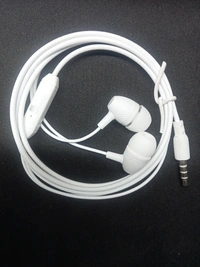 Bestie Stereo Earphone - White, 1 Miter