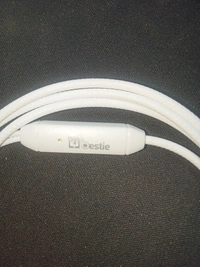 Bestie Stereo Earphone - White, 1 Miter