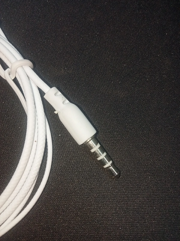 Bestie Stereo Earphone - White, 1 Miter