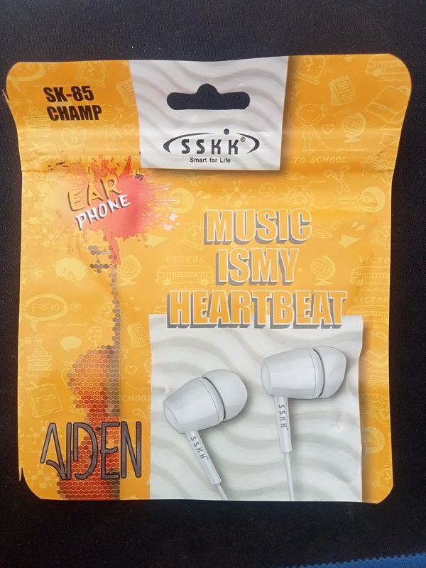 SSKK Music Ismy Heartbeat Earphone  - White