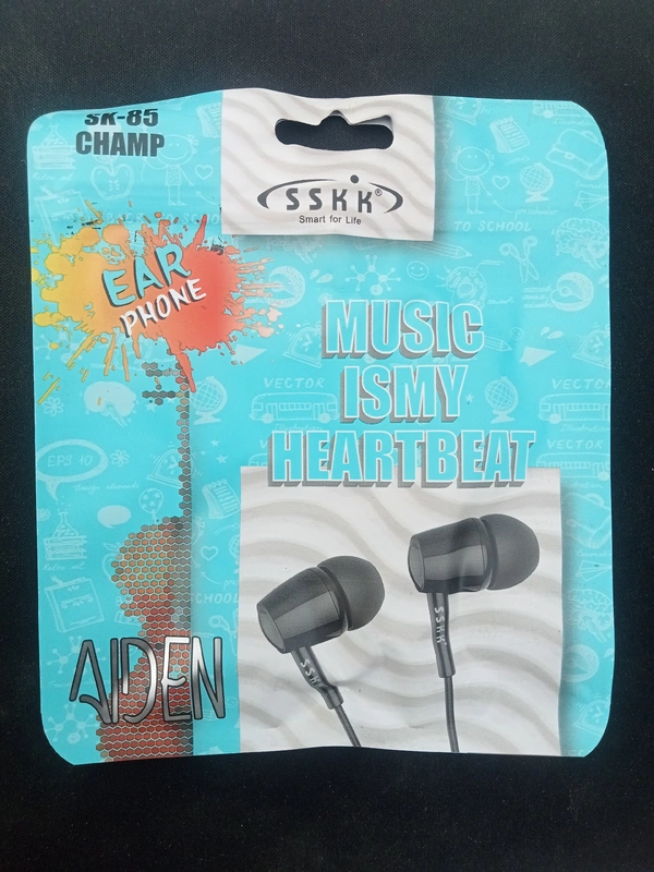 SSKK Music Ismy Heartbeat Earphone  - Black