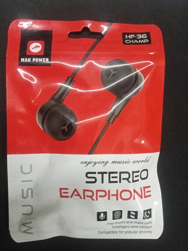 Make Power Stereo Earphone - Black