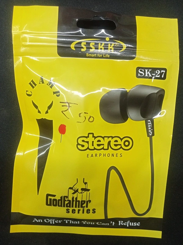 Bestie Stereo Earphone - White, 1 Miter