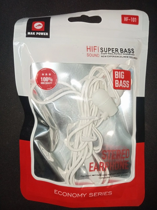 Make Power Stereo Earphone - White