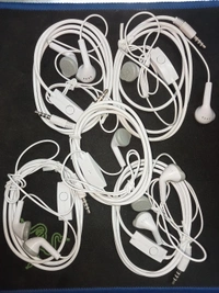 Samsung Wired Earphones Pack Of 5 - White, 1 Miter