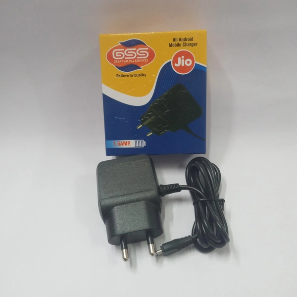 GSS Jio Android Charger 1.5 AMP - Jio & Android