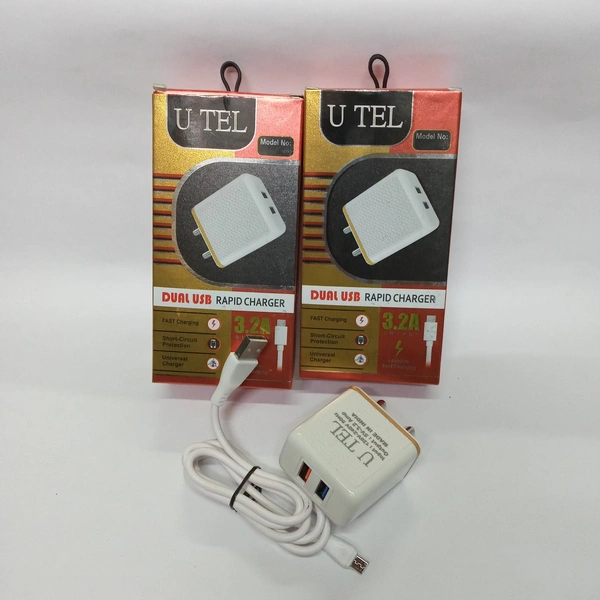 U TEL Dual USB Rapid Charger 3.2 - Android Charger