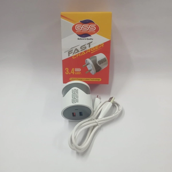 GSS 722 Fast Charger 3.4 AMP. - Android Charger 