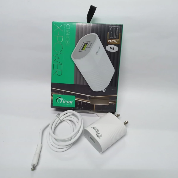 TICON Fast Charger 3.1A - Android Charger 