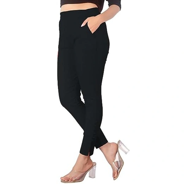 Cotton Slub Pant  - Normal, Black, 6