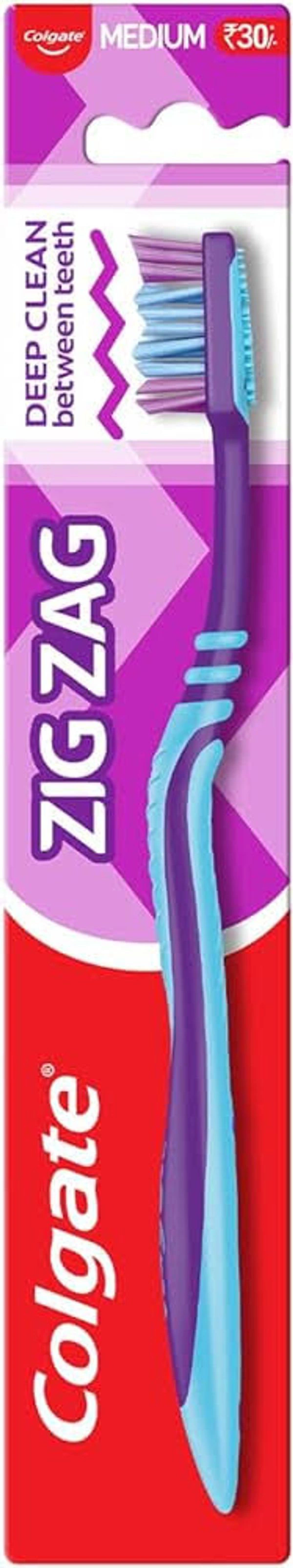 Teeth brush  Colgate Medium Tooth Brush  - Zig Zag Medium