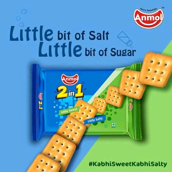 Anmol 2in1 Biscuits (2 In 1) - 12 Pieces
