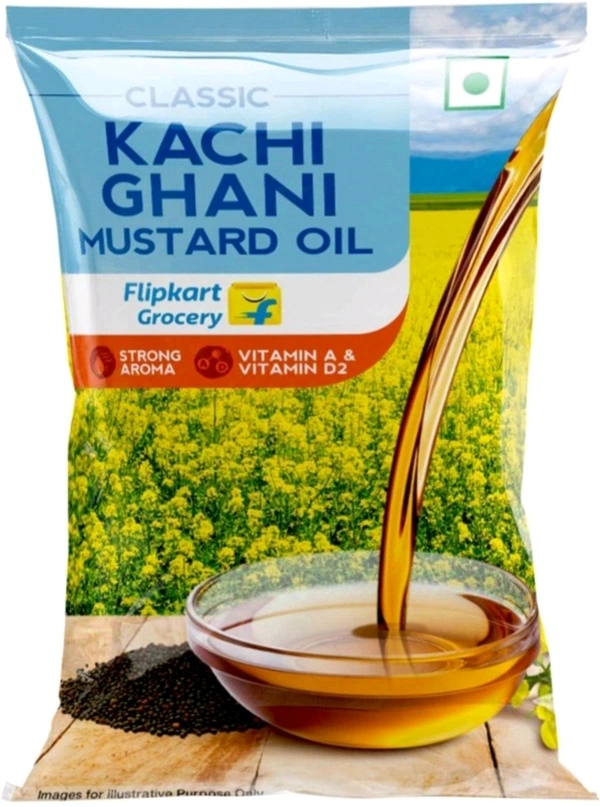 Classic Kachi Ghani Mustard Oil (Sarson Tel) 1L