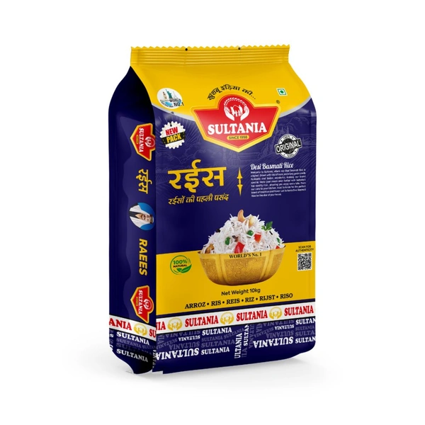 Raees 1401 Rice Half Boiled Basmati Rice (Chawal)