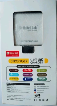 United Gold 85W Super Vooc Charger