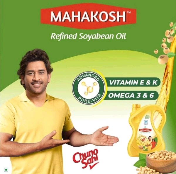 Mahakosh Refined Soyabean Oil  - 840g