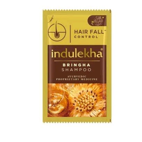 Indulekha Bringha Shampoo Hair Fall Control  - 8 Pieces
