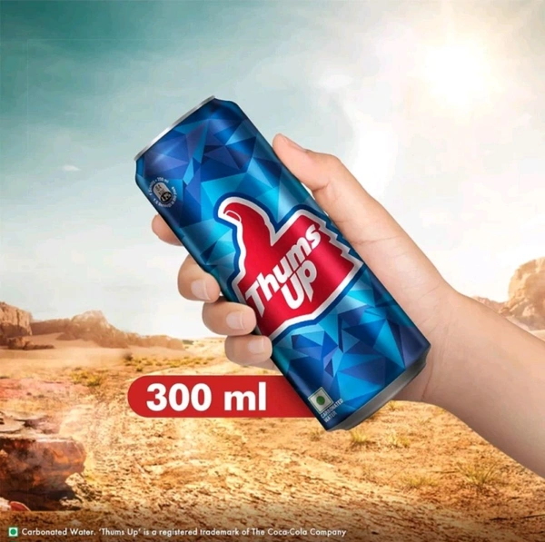 Coca-Cola Thums Up Soft Drink Can  - 300ml