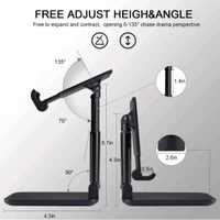 Mobile Stand Angel & Height Adjustable 