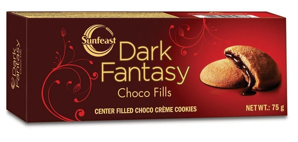 Sunfeast Dark Fantasy Choco Fills Cookies - 75g