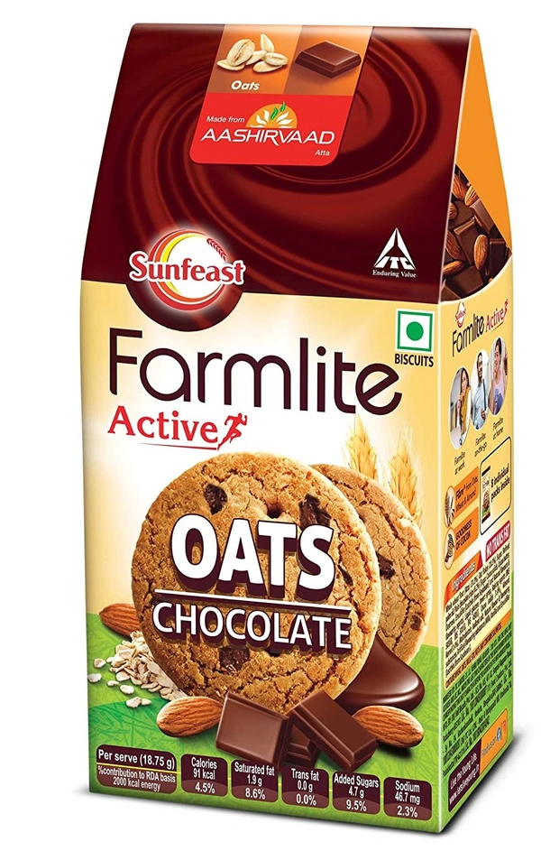 Sunfeast Farmlite Digestive Oats with Chocolate - 150g