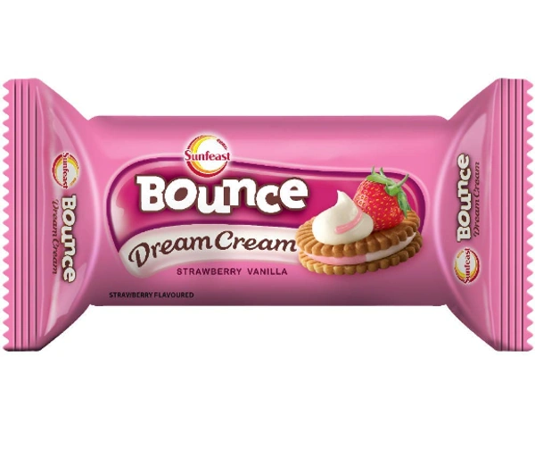 Sunfeast Dream Cream Strawberry  Biscuits - 120g