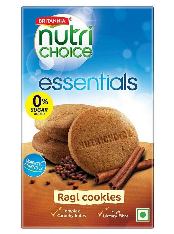 Nutri Choice Essentials Ragi Cookies - 150g