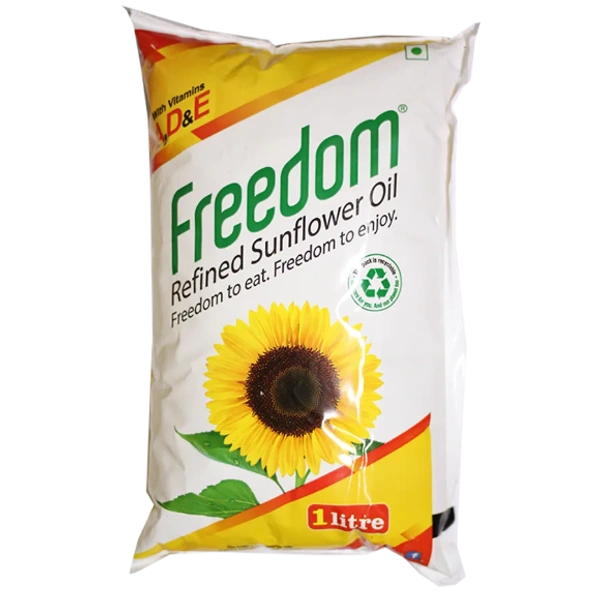 Freedom Sunflower Oil Pouch - 1lit