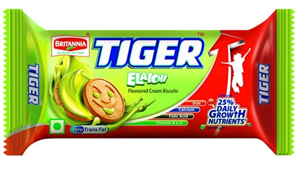 Britannia Tiger Kreemz Elaichi Biscuits - 100g
